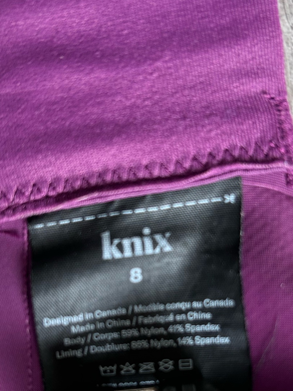 Knix catalyst sports bra in plum size 8 (XXL) - Picture 5 of 6